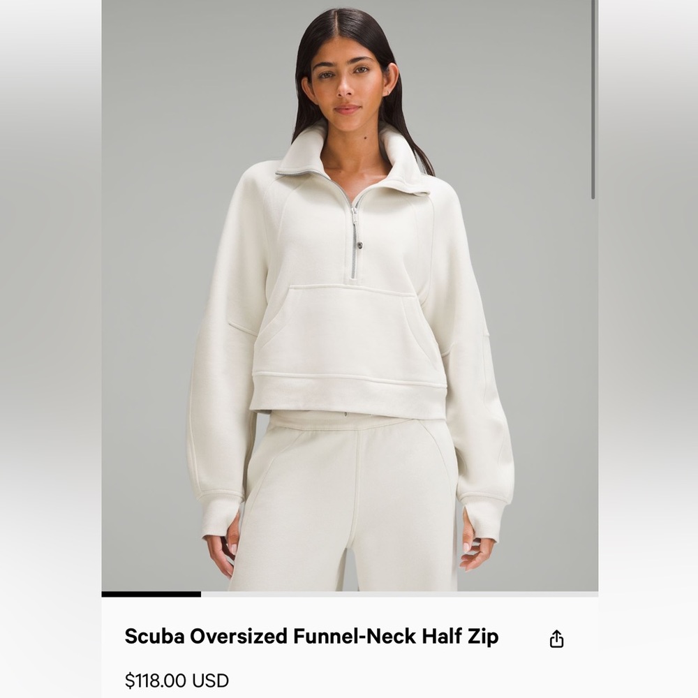 Lululemon scuba funnel neck